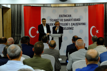 Erzincan TSO 1. Meslek Grubu Çalıştayı Gerçekleştirildi