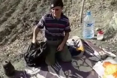 Fenomen çobanın gülümseten kahvaltı hazırlığı
