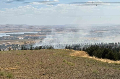 Gölbaşı’ndaki yangını söndürme çalışmaları devam ediyor
