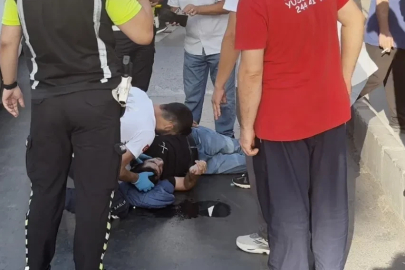 Beyoğlu’nda ticari taksi yaya geçidinde yayaya çarptı
