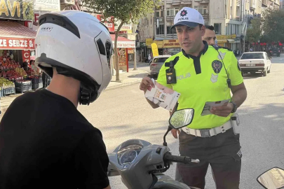 Elazığ’da motosiklet sürücülerine sıkı denetim
