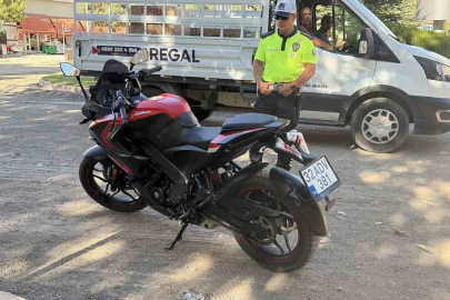 Elazığ’da abart egzozlu motosiklete 21 bin lira
