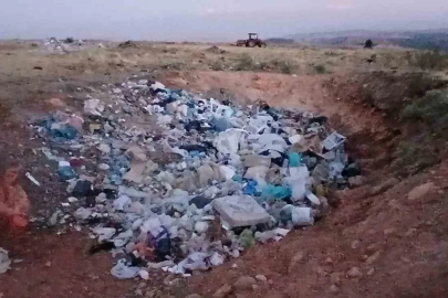Köylünün çöp tepkisi: "Bu sene iki danamız telef oldu"
