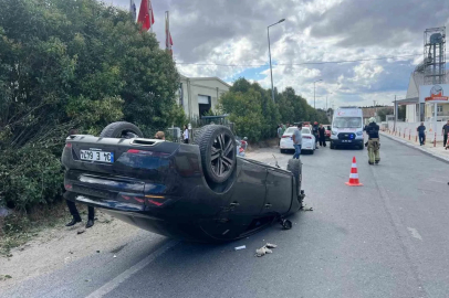 Fabrikadan çıkan kamyon nedeniyle kaza yaptı

