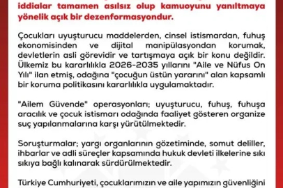 DMM’den ‘Ailem Güvende’ operasyonlarının ‘keyfi ve hedef gözeterek yürütüldüğü’ iddialarına yalanlama
