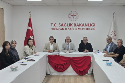 Erzincan İl Sağlık Müdürlüğünde İş Yeri Disiplin Kurulu Toplantısı yapıldı