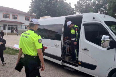 Zonguldak’ta okul servislerine sıkı denetim
