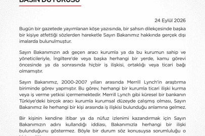 Hazine ve Maliye Bakanlığından Bakan Şimşek hakkındaki iddialara yalanlama
