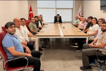 Dahiliye kliniğinde değerlendirme toplantısı yapıldı