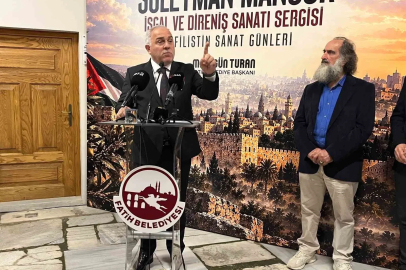 Fatih’te Filistin Sanat Günleri kapsamında "İşgal ve Direniş Sanatı" sergisi açıldı

