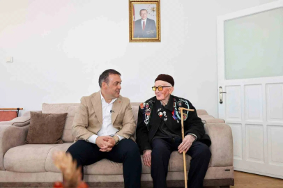 Şehit babası Hasan Bayır 93 yaşına girdi
