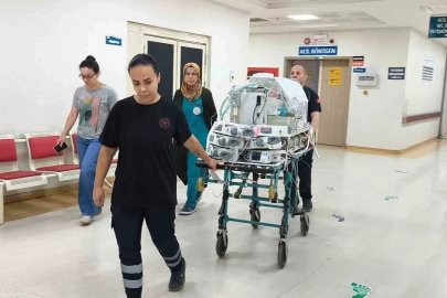 Siirt’te 8 günlük bebek hava ambulansıyla Ankara’ya sevk edildi
