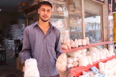 Kırşehir’de turşuluk kaya tuzuna talep azaldı
