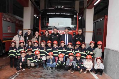 Düzce’de minikler eğlenerek öğreniyor

