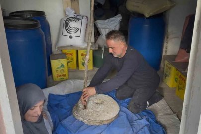 90 yıllık geleneği taş değirmende yaşatıyorlar
