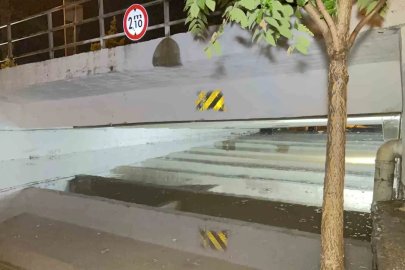 Elazığ’da sağanak yağışta su seviyesi 2,10 metrelik sınırı buldu
