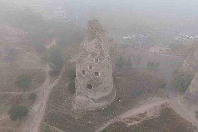 Kapadokya’ya ‘sis’ çöktü, ortaya kartpostallık görüntüler çıktı
