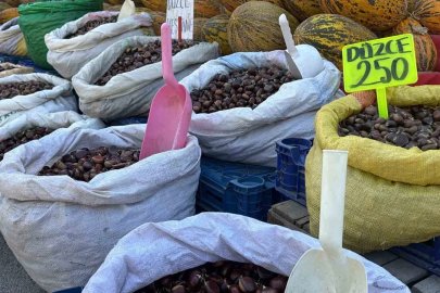 Bolu’da kış aylarının vazgeçilmez lezzeti kestane tezgahlarda
