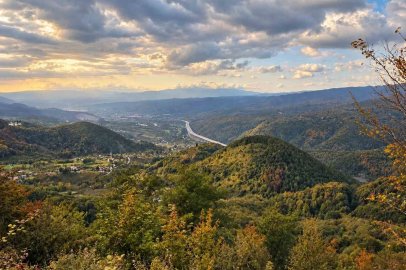 Bolu Dağı’nda sonbahar manzarası
