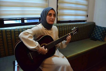 Görme engelli Büşra’nın müzik tutkusu gerçeğe dönüştü
