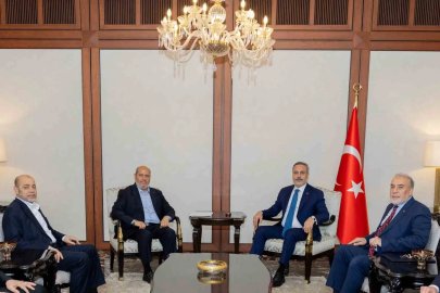 Bakan Fidan Hamas heyeti ile bir araya geldi
