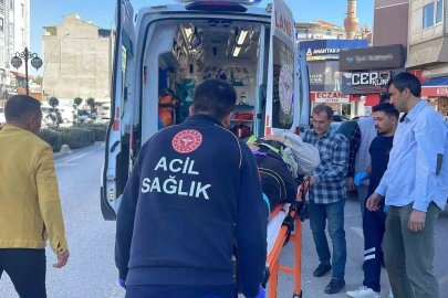 Karaman’da SUV araca arkadan çarpan motosikletin sürücüsü yaralandı
