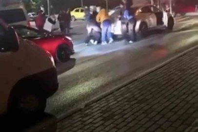Bursa’da iki aile arasındaki kavga kamerada
