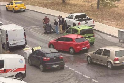 Edirne’de sis ve ıslak zemin scooter sürücüsü kadın sürücüyü düşürdü
