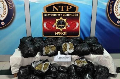 Siirt’te uyuşturucu operasyonu: 51 kilo 800 gram esrar ele geçirildi
