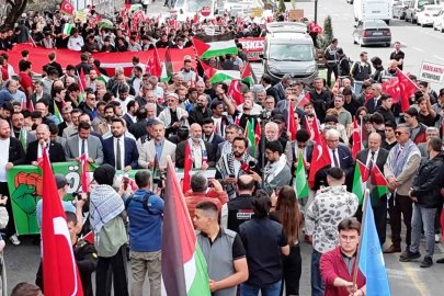 Nevşehir’de Gazze’ye destek yürüyüşü düzenlendi
