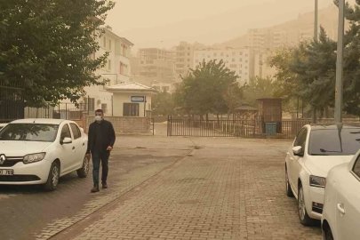 Şanlıurfa’da toz taşınımı
