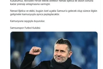 Samsunspor, Nenad Bjelica ile prensip anlaşmasına vardı
