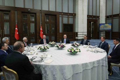 Cumhurbaşkanı Erdoğan, yüksek mahkeme başkanlarıyla bir araya geldi
