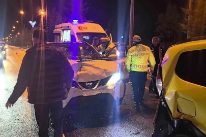 Erzurum’da zincirleme trafik kazası: 1 yaralı
