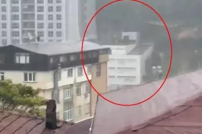Sarıyer’de sel böyle geldi
