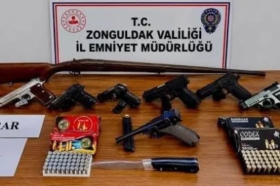 Zonguldak’ta silah operasyonu: 3 kişi tutuklandı
