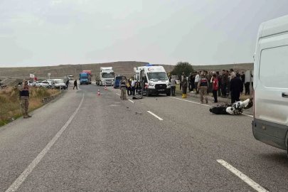 Diyarbakır’da minibüs ile motosiklet çarpıştı: 1 ölü

