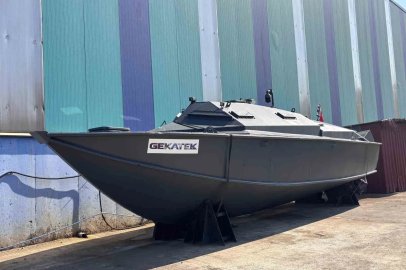 Trabzon’da üretilen zırhlı bot özellikleri ile dikkat çekiyor
