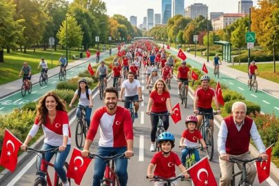 Cumhuriyetin 103. yılında 81 ilde pedallar iklim farkındalığı ve daha yeşil bir gelecek için çevrilecek
