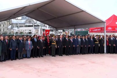 Taksim’de Cumhuriyet Bayramı öncesi tören düzenlendi
