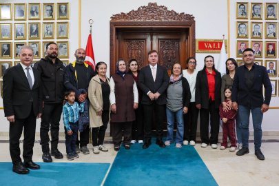 Vali Aydoğdu, Kureyşli Sarıkaya köyü sakinlerini ağırladı