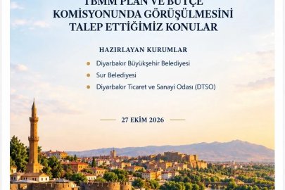 Diyarbakır’dan bütçe maratonuna yatırım dosyası: 40 sayfalık raporda 8 bakanlık ve kurumdan ortak talep
