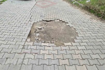 Süleymanpaşa’da bozuk sokaklar tepki çekiyor

